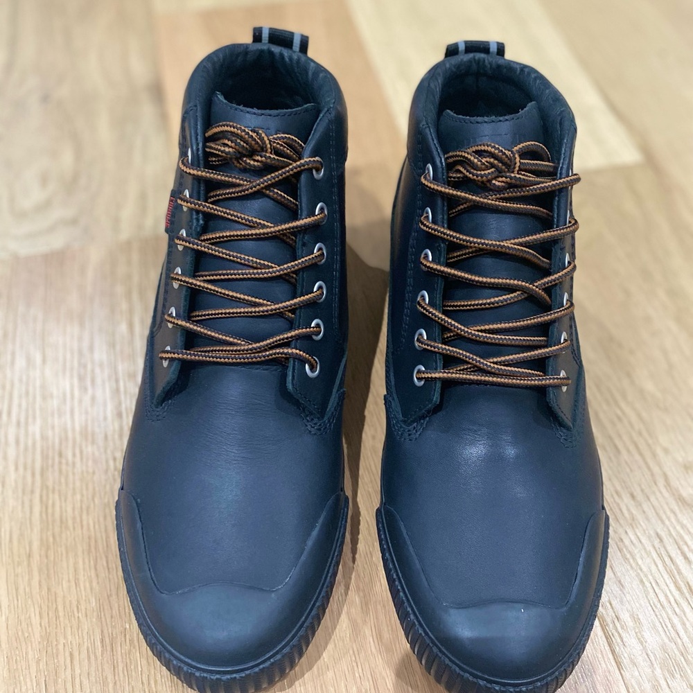 Chrome Storm 415 Workboot Black leather Size 11.5